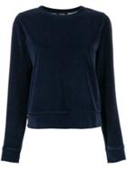 A.p.c. Textured Crew Neck Sweater - Blue