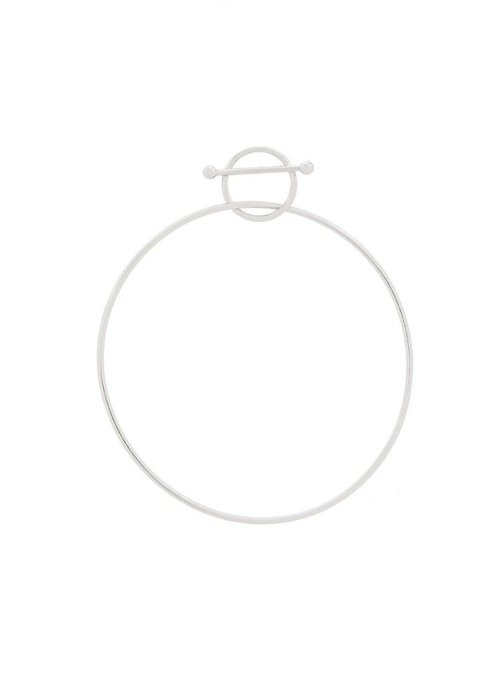 Maria Black Swing Earring - Silver