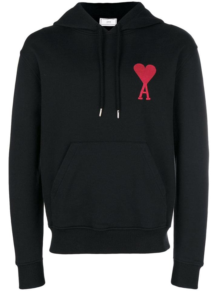 Ami Alexandre Mattiussi Big Ami De Coeur Hoodie - Black