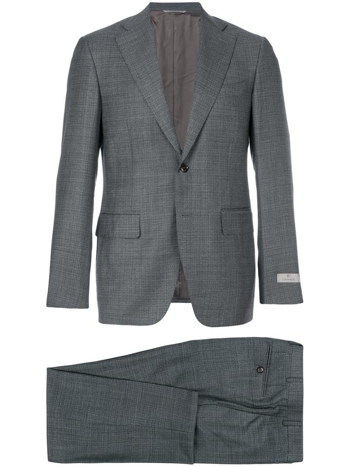 Canali - Classic Formal Suit - Men - Cupro/wool - 52, Grey, Cupro/wool