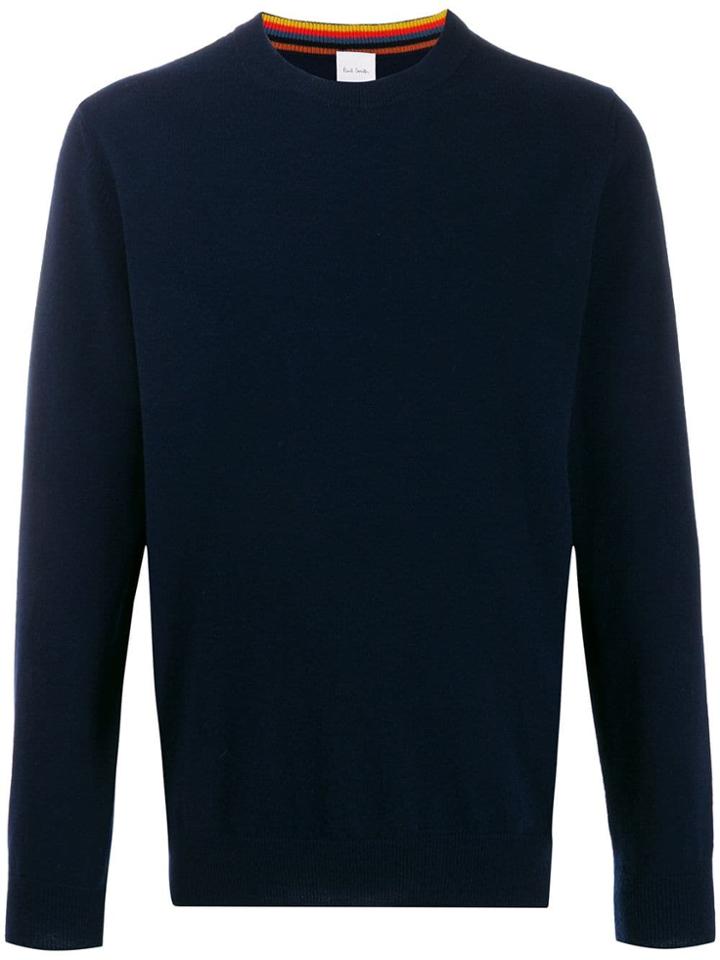 Paul Smith Cashmere Crew-neck Jumper - Blue