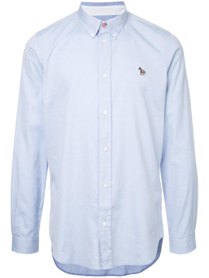 Ps By Paul Smith Zebra Patch Shirt - Blue