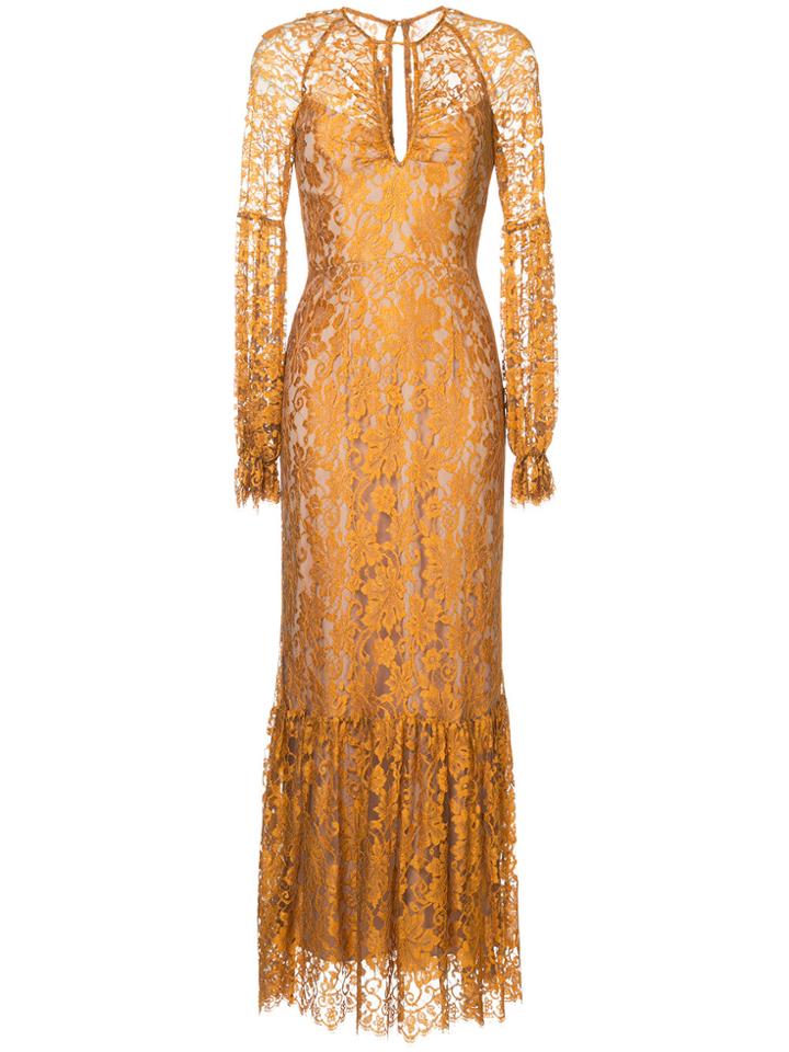 Ginger & Smart Gravitate Gown - Yellow & Orange
