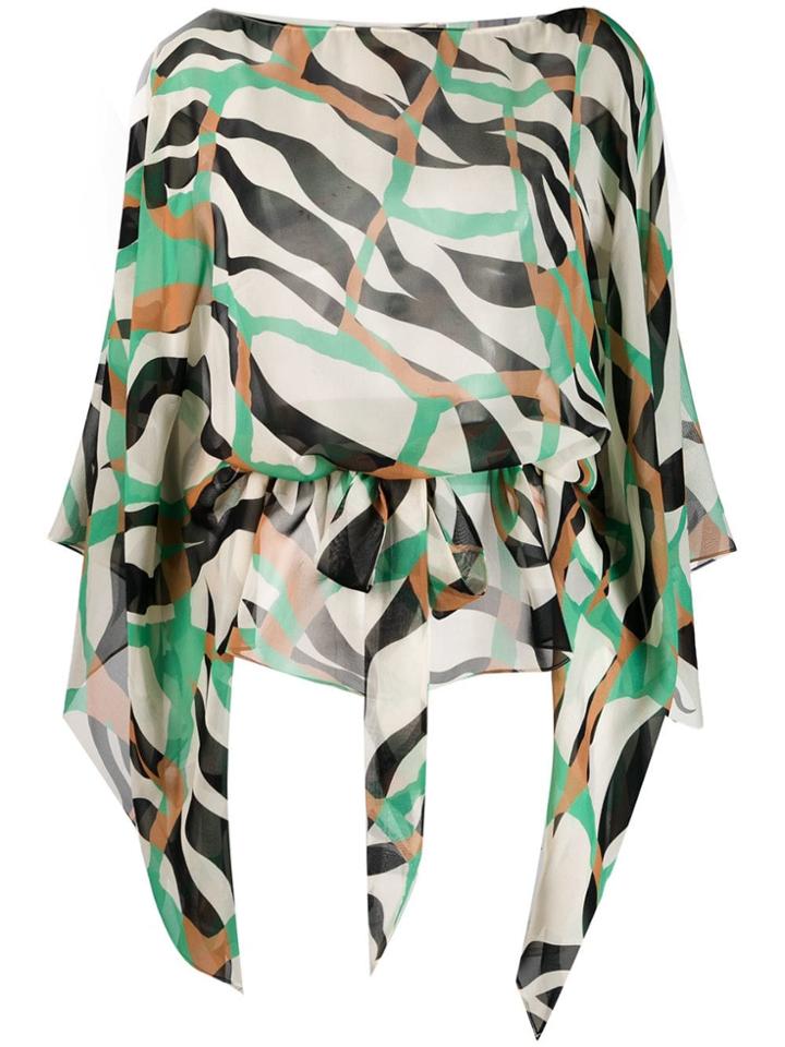 Roberto Cavalli All-over Print Blouse - Green