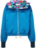 Emilio Pucci Quilted Bomber Jacket - Blue