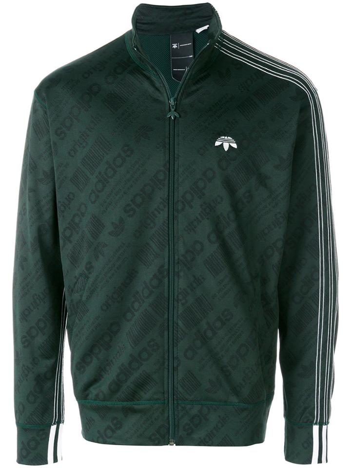 Adidas Originals By Alexander Wang Jacquard Track Jacket - Green