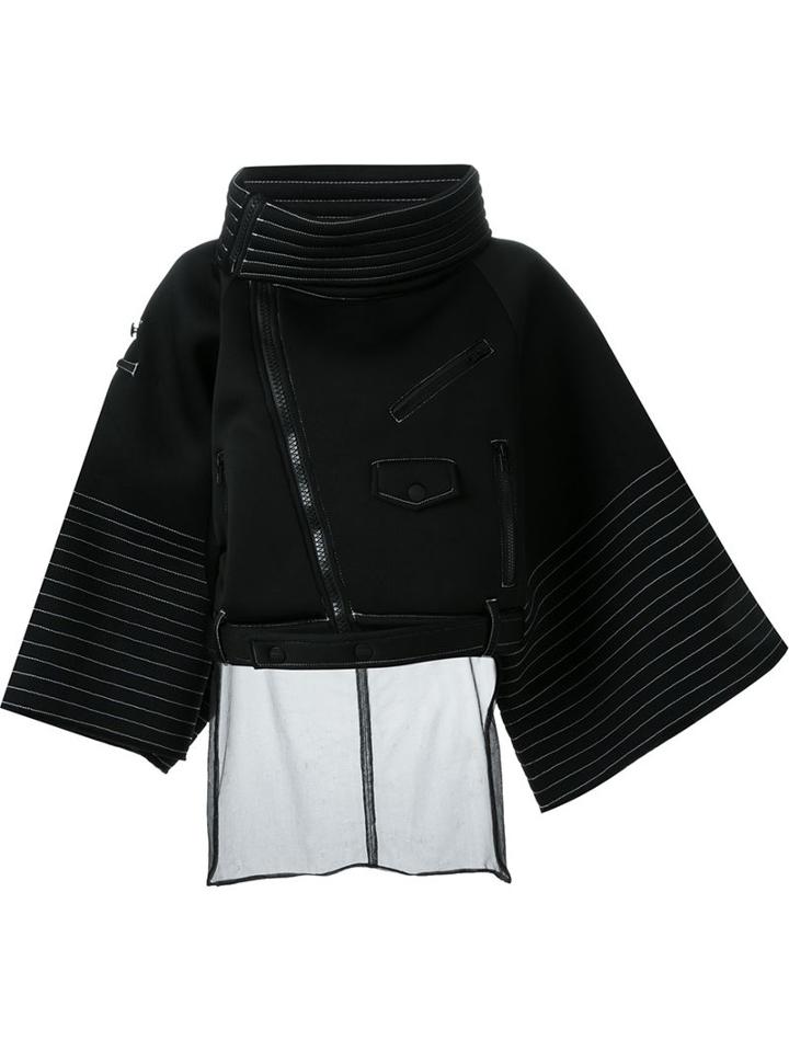 Ktz Oversized Biker Jacket