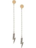 Zadig & Voltaire Embellished Bolt Earrings - Silver