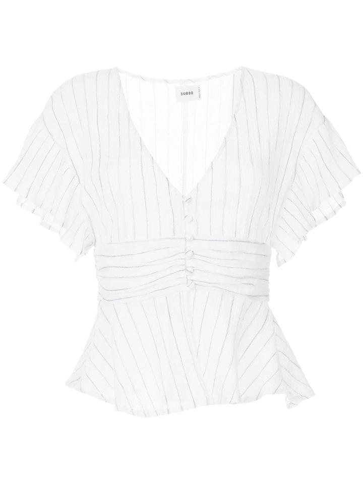 Suboo Hacienda Blouse - White
