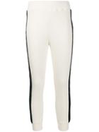Just Cavalli Textured Side Stripe Track Pants - White