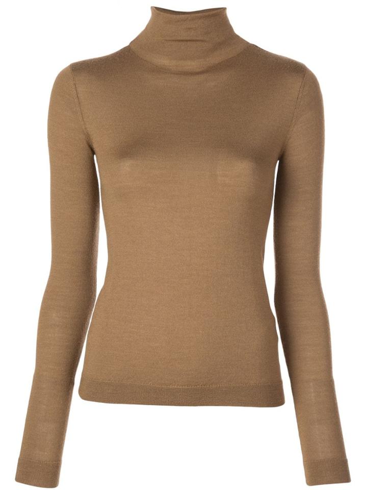 Vince Turtle Neck Sweater - Brown