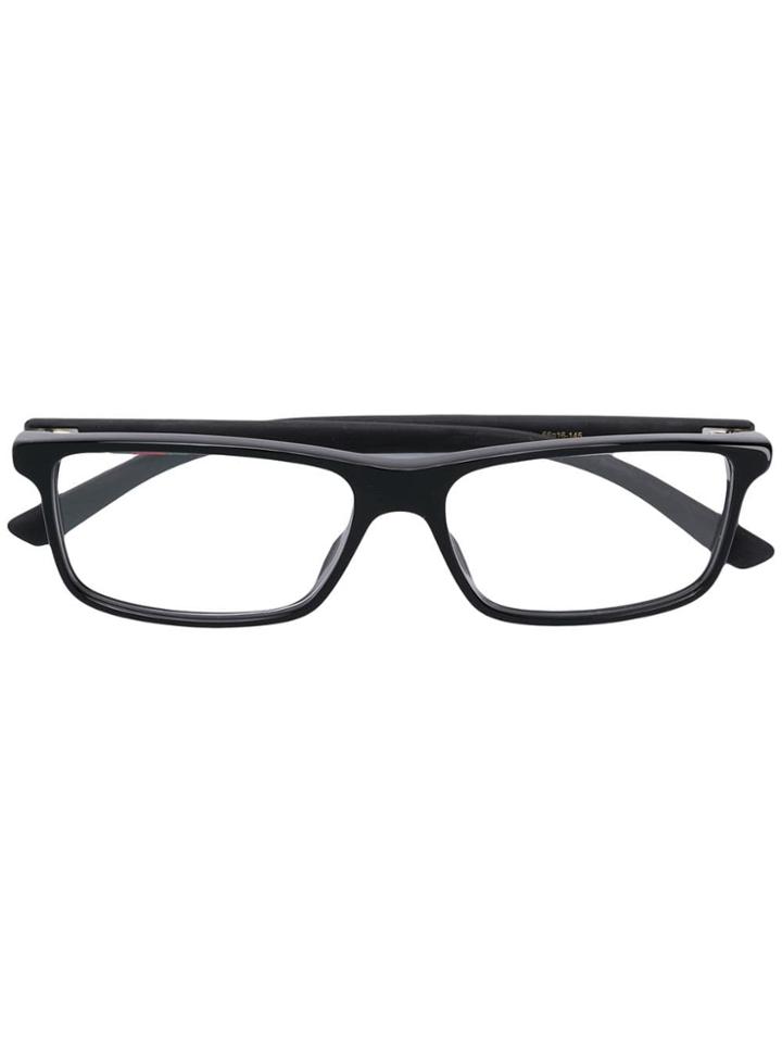 Gucci Eyewear Rectangular Frame Glasses - Black