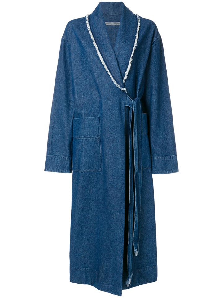 Raquel Allegra Denim Duster Jacket - Blue