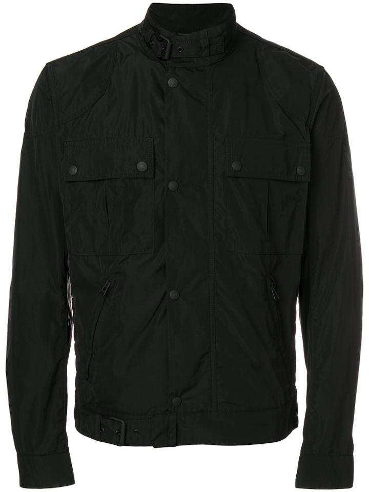Belstaff Fitted Waterproof Jacket - Black