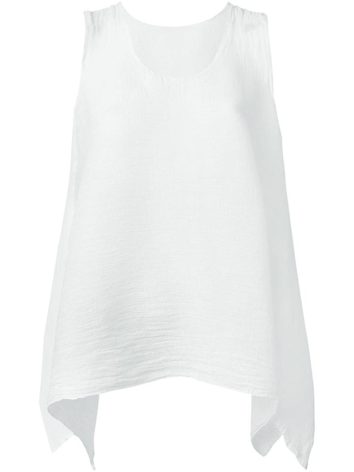 Issey Miyake Cauliflower Asymmetrical-hem Top
