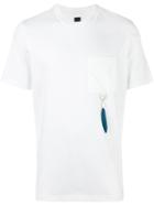 Oamc Chest Pocket T-shirt, Men's, Size: Xs, White, Cotton/turkey Feather