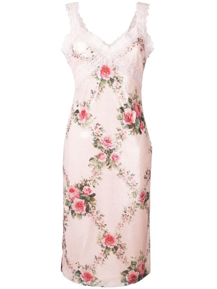 Blumarine Rosato Lace Dress - Pink