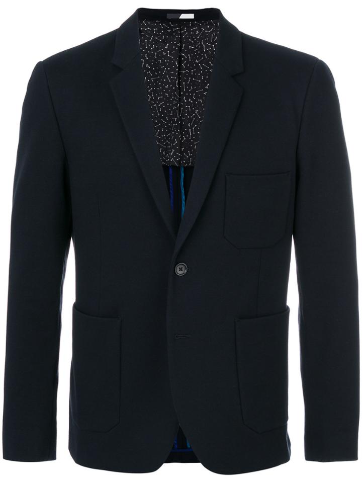 Ps By Paul Smith Handkerchief Blazer - Blue
