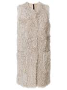 Holland & Holland Knee Length Reversible Gilet - Nude & Neutrals
