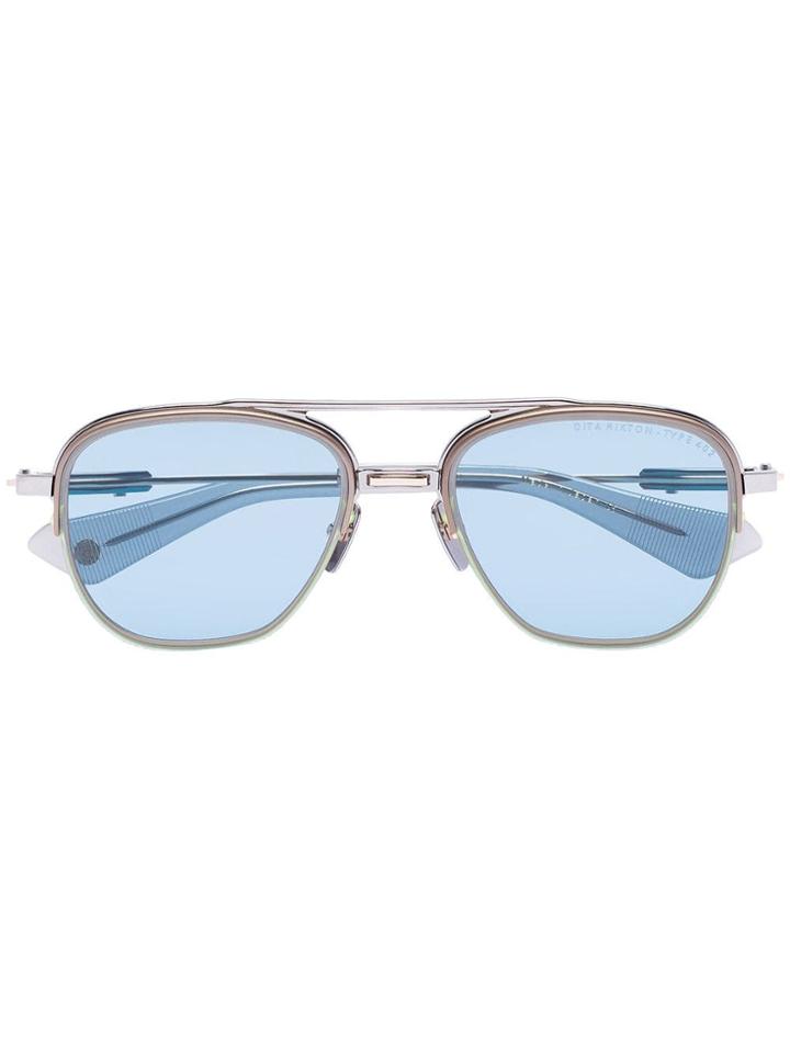 Dita Eyewear Rikton Tinted Aviator Sunglasses - Blue