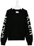 Calvin Klein Kids Branded Jumper - Black