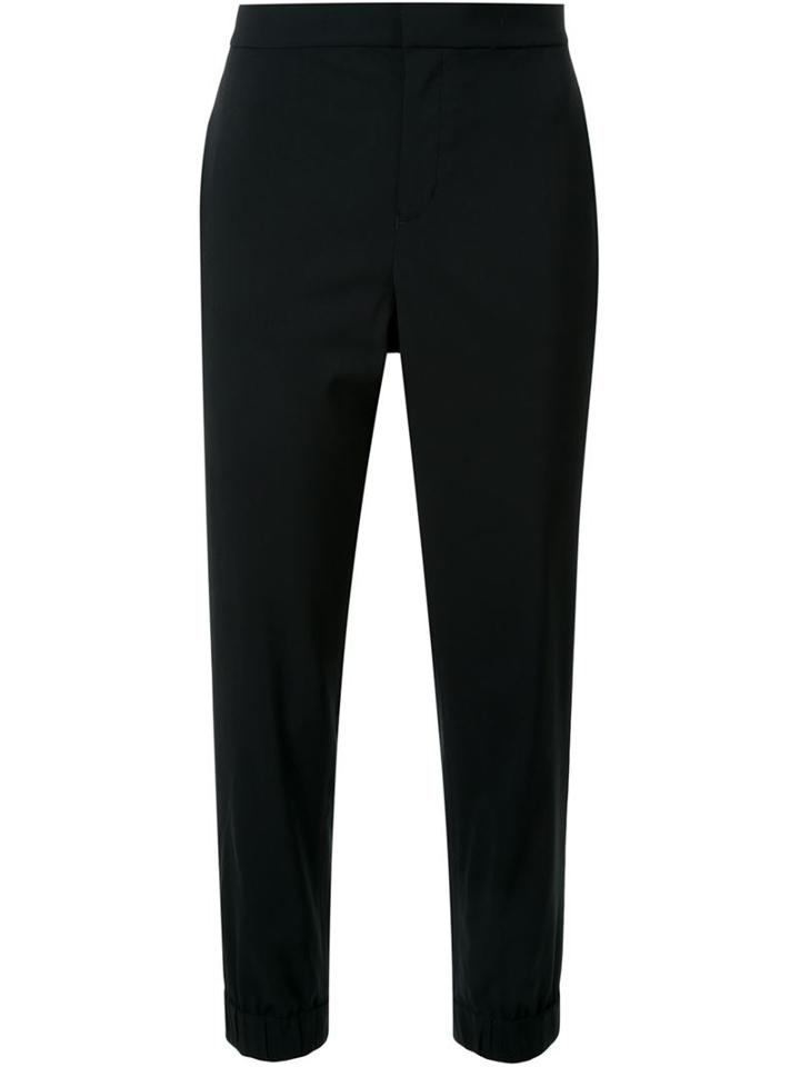 Scanlan Theodore Tailored Elastic Cuff Trousers, Women's, Size: 12, Black, Viscose