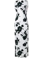 William Vintage Estevez Black And White Floral Dress
