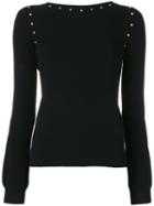 Twin-set - Classic Knitted Top - Women - Polyester/viscose - S, Black, Polyester/viscose