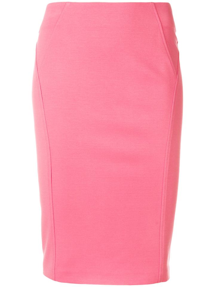 Pinko Fitted Pencil Skirt - Pink & Purple