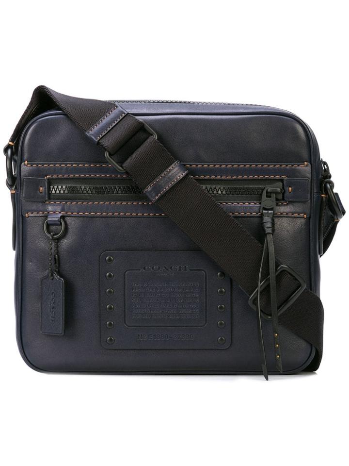 Coach Coach 37330 Mwlie Leather/fur/exotic Skins->leather - Black