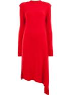 Aalto Asymmetrical Dress - Red
