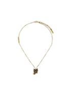 Marc Jacobs Owl Pendant Necklace, Women's, Metallic