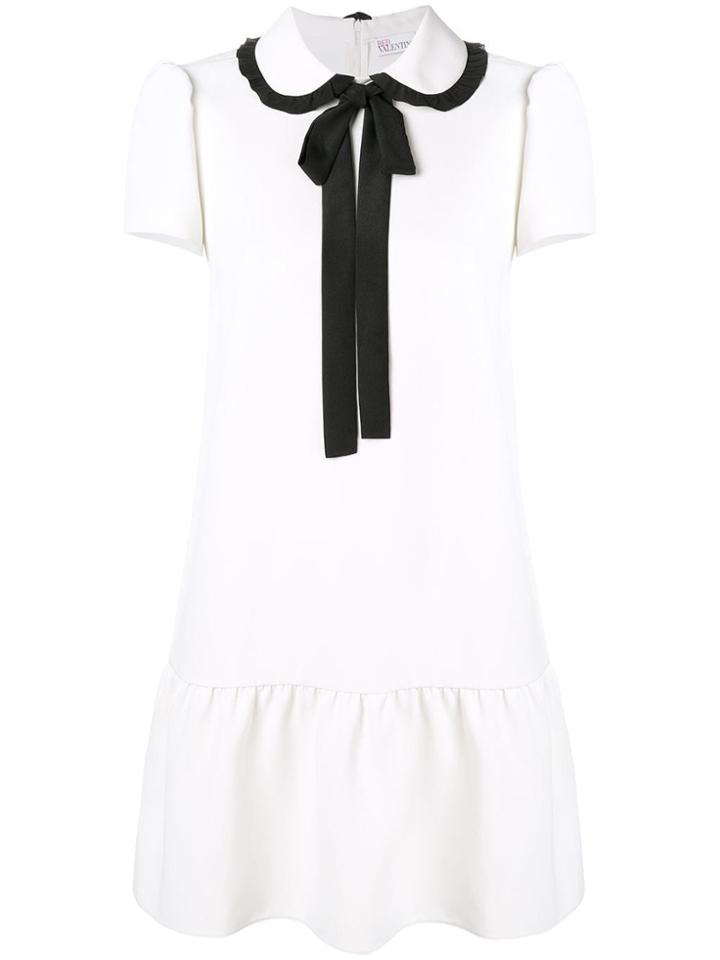 Red Valentino Techno Fluid Shirt Dress - White