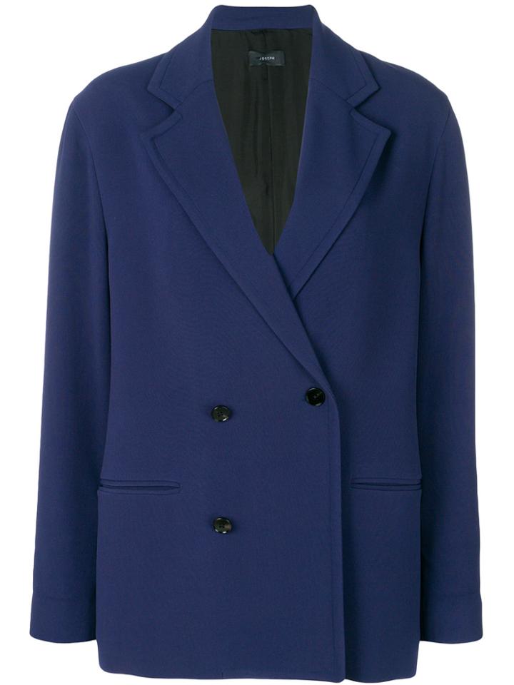 Joseph Double-breasted Blazer - Blue