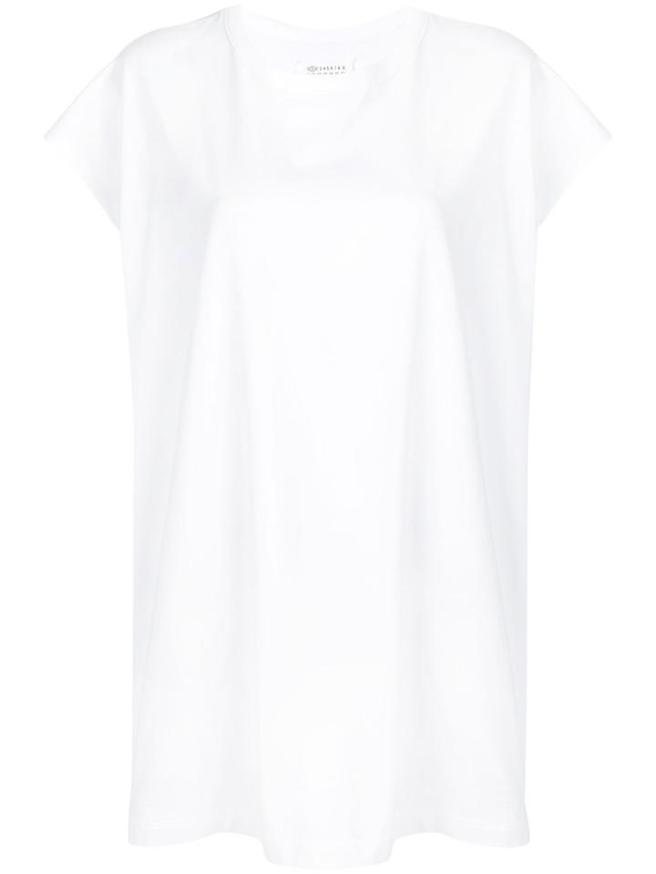 Maison Margiela Oversized Round Neck T-shirt - White