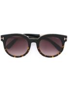 Tom Ford Eyewear 'janina' Sunglasses - Black