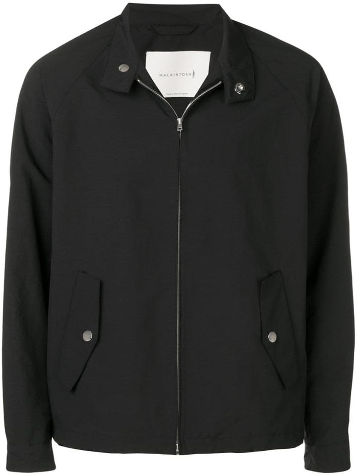 Mackintosh Zipped Bomber Jacket - Black
