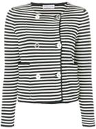 Sonia Rykiel Striped Fitted Jacket - Black