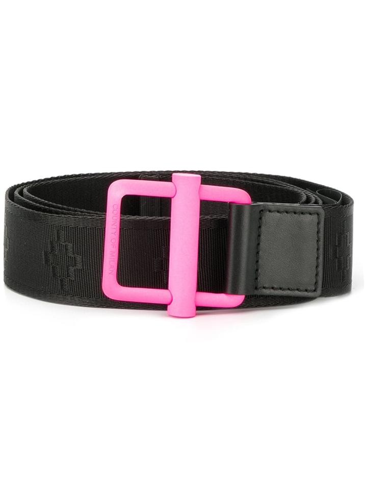Marcelo Burlon County Of Milan Woven Belt - Black