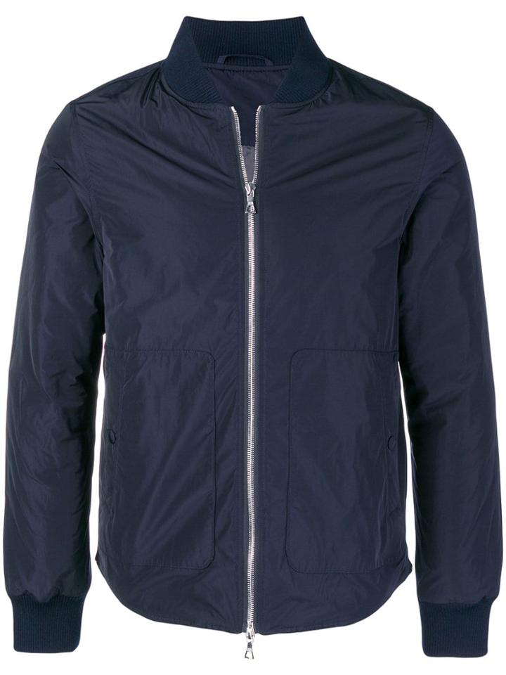 Officine Generale Steven Bomber Jacket - Blue