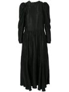 Stella Mccartney Textured Midi Dress - Black