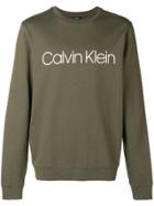 Ck Calvin Klein Classic Logo Sweatshirt - Green