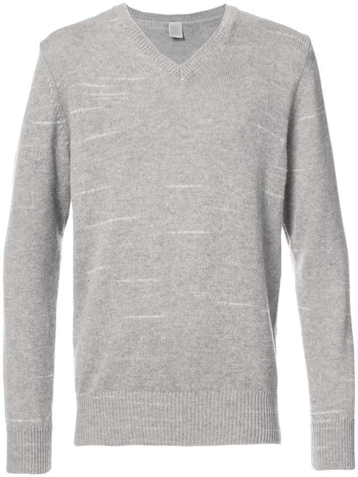 Eleventy - V-neck Sweater - Men - Cashmere/lambs Wool - S, Nude/neutrals, Cashmere/lambs Wool