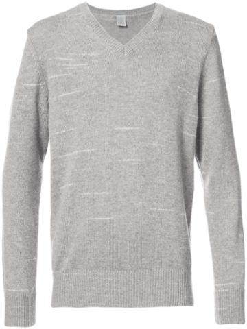 Eleventy - V-neck Sweater - Men - Cashmere/lambs Wool - S, Nude/neutrals, Cashmere/lambs Wool