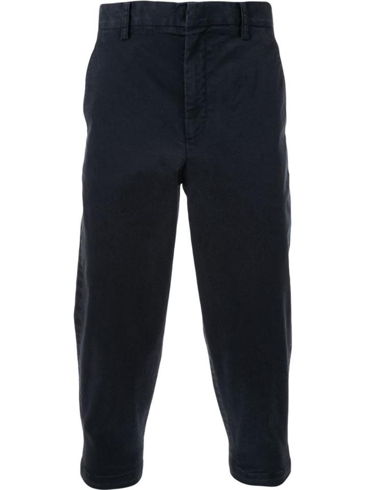 Cityshop Cropped Trousers, Men's, Size: M, Blue, Cotton/polyurethane/tencel