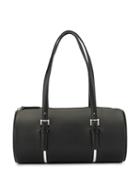 Burberry Pre-owned Round Top Handle Bag - Black