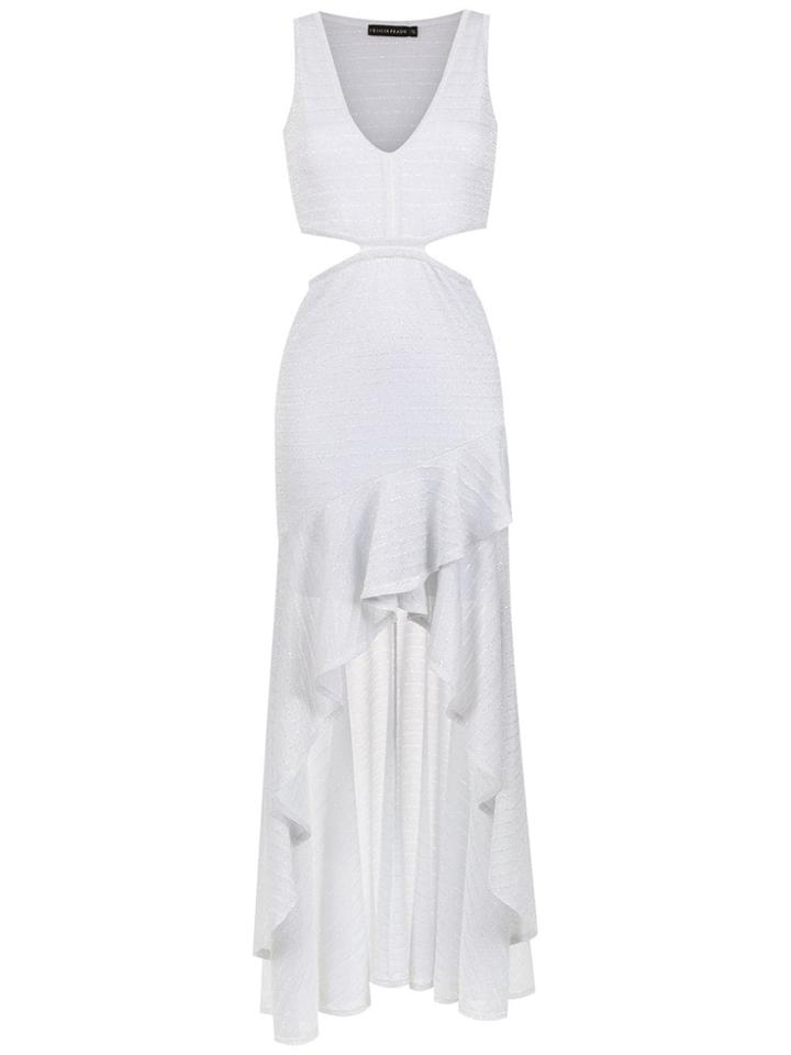 Cecilia Prado Knit Bianca Long Dress - Metallic