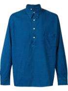 Levi's Vintage Clothing Polka Dot Denim Shirt, Men's, Size: Small, Blue, Cotton