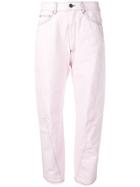Palm Angels Curved Seam Jeans - Purple