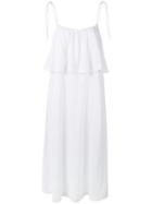 Cecilie Copenhagen Ruffled Midi Dress - White